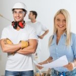 Unser Hausmeister-Team in Dillenburg Team von Handwerkern auf einer Baustelle im Dillenburg